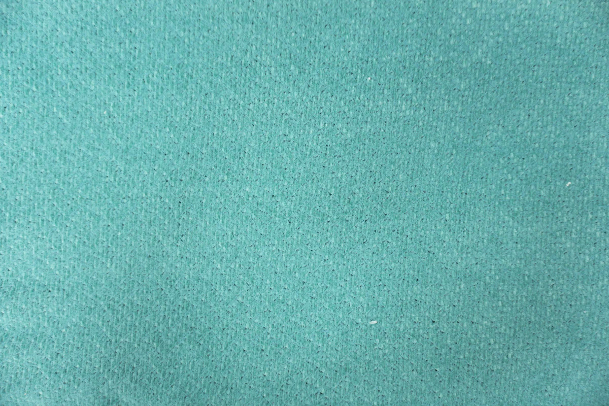 Teal Poly Nylon Chenille Sweater Knit Fabric - Image 4